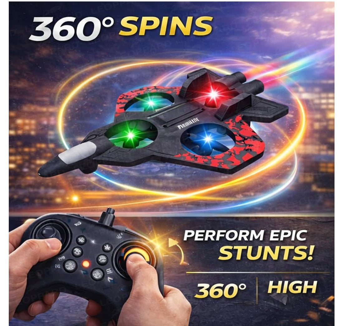 RC Combat Aircraft Drone –  Fighter Jet Remote Control Flying Jet Toy for Kids (S1) 2.4GHz