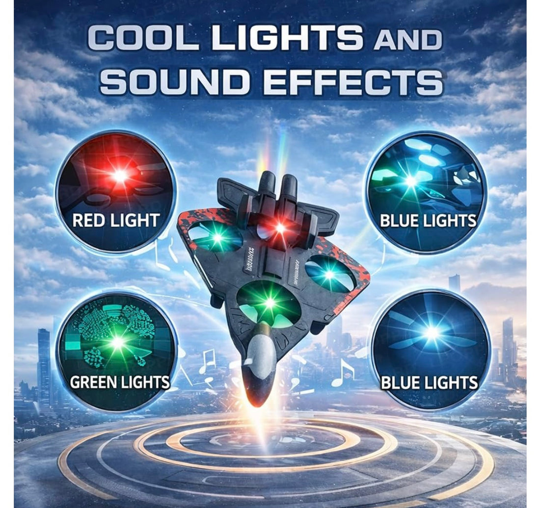 RC Combat Aircraft Drone –  Fighter Jet Remote Control Flying Jet Toy for Kids (S1) 2.4GHz
