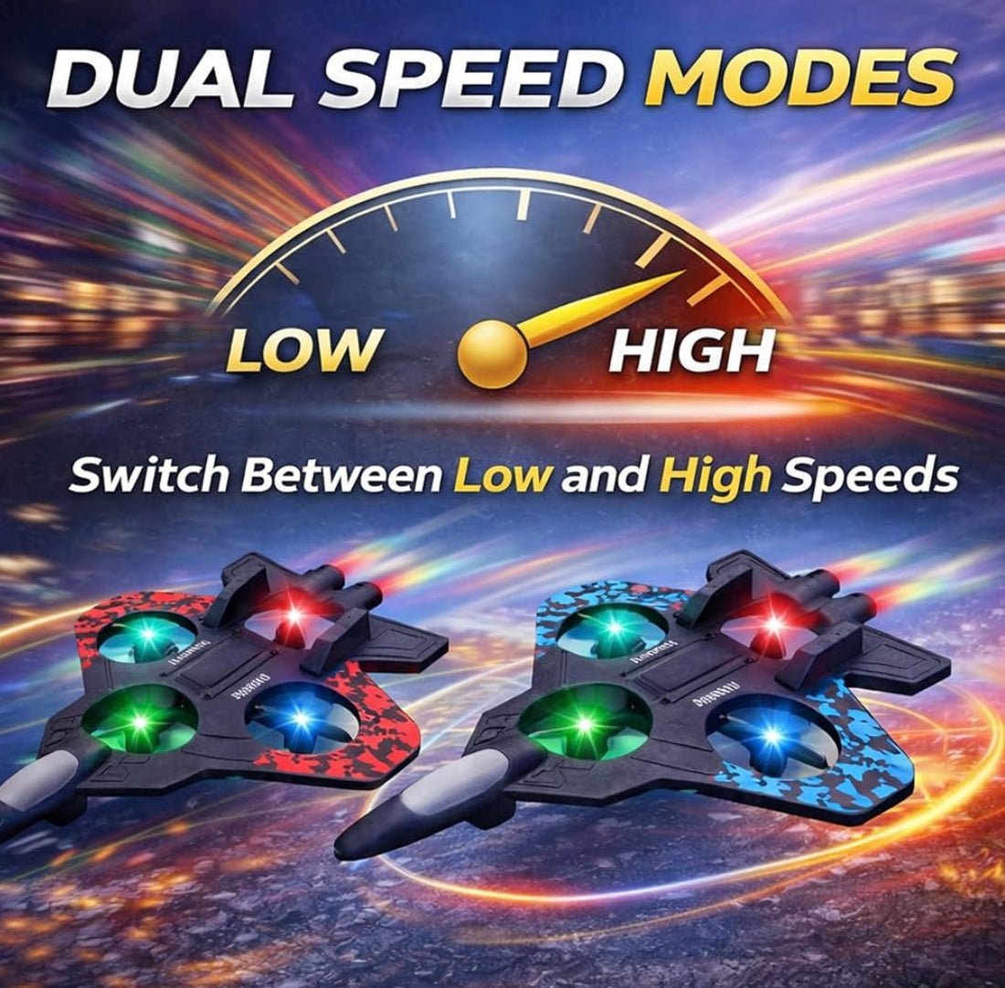 RC Combat Aircraft Drone –  Fighter Jet Remote Control Flying Jet Toy for Kids (S1) 2.4GHz